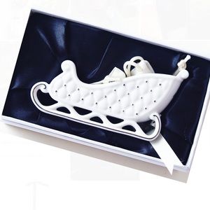 Pandora Porcelain Sleigh Ornament in BOX